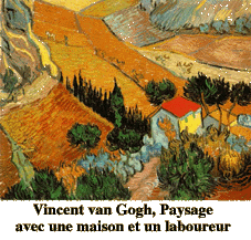 Vincent van Gogh, Paysage avec une maison et un laboureur